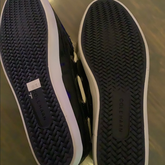 Cole Haan navy leather Nantucket shoes size 6 - Picture 8 of 9